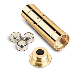 MidTen 20-Gauge Bore Sight Cal Red Dot Boresighter with Three Batteries