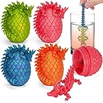 TBOLINE 4PCS 3D Printed Dragon Egg, Christmas Stocking Stuffers for Kids, Articulated Crystal Animals Fidget Toy