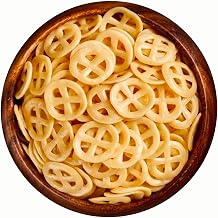Potato Duritos Wheel Pellets Mexican Snack, Crispy Snack Wheels, Durito Rueda de Papa, Chicharrones de Harina Style Botana, Ready to Fry Puff Snacks for Chili Lime, Chamoy & Street Food Flavor | 1 Lb.