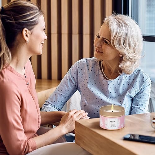 Miniatura 5 de Scented Candles Gifts for Mom, 3 Pack 2.6 oz Natural Soy Aromatherapy Candles for Mom, My Super Mom Candles Set Gift, Unique Birthday Gifts for Mom,