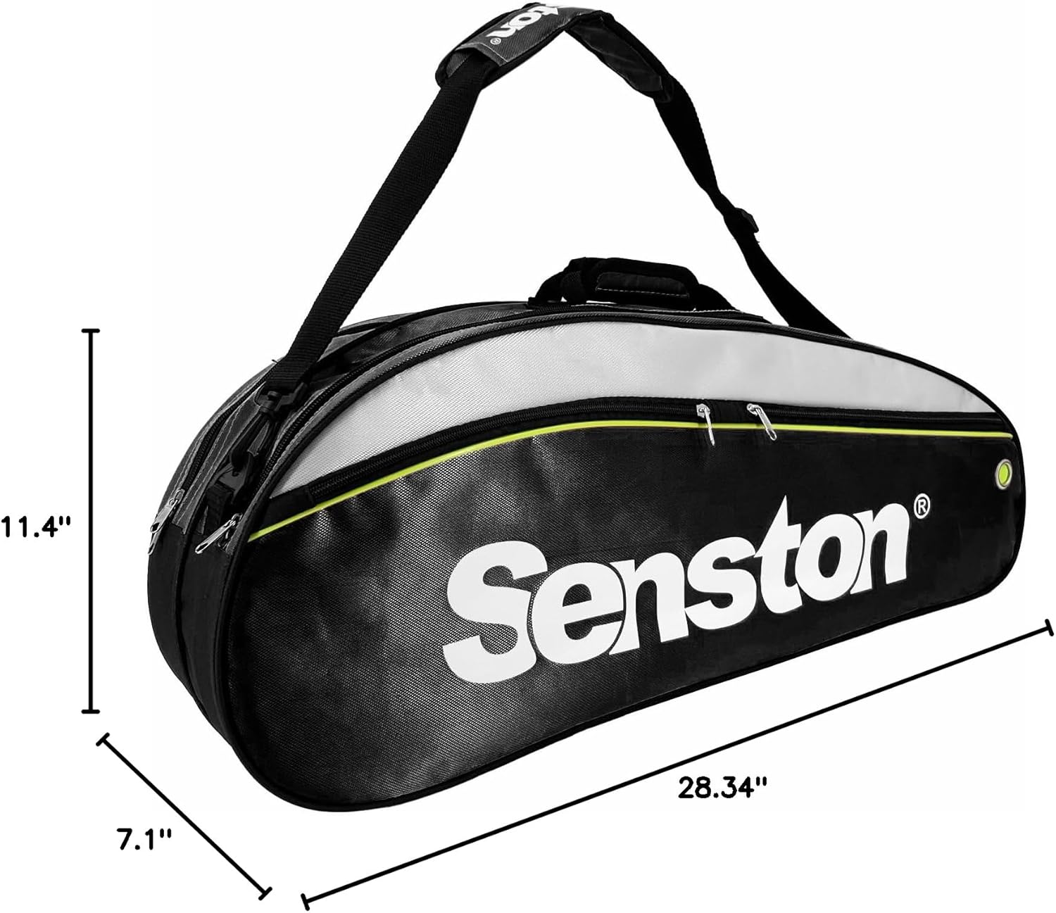 Senston Tennis/Badminton Racket Bag,Single Shoulder Racket Bag Racquet Bag,Waterproof And Dustproof.