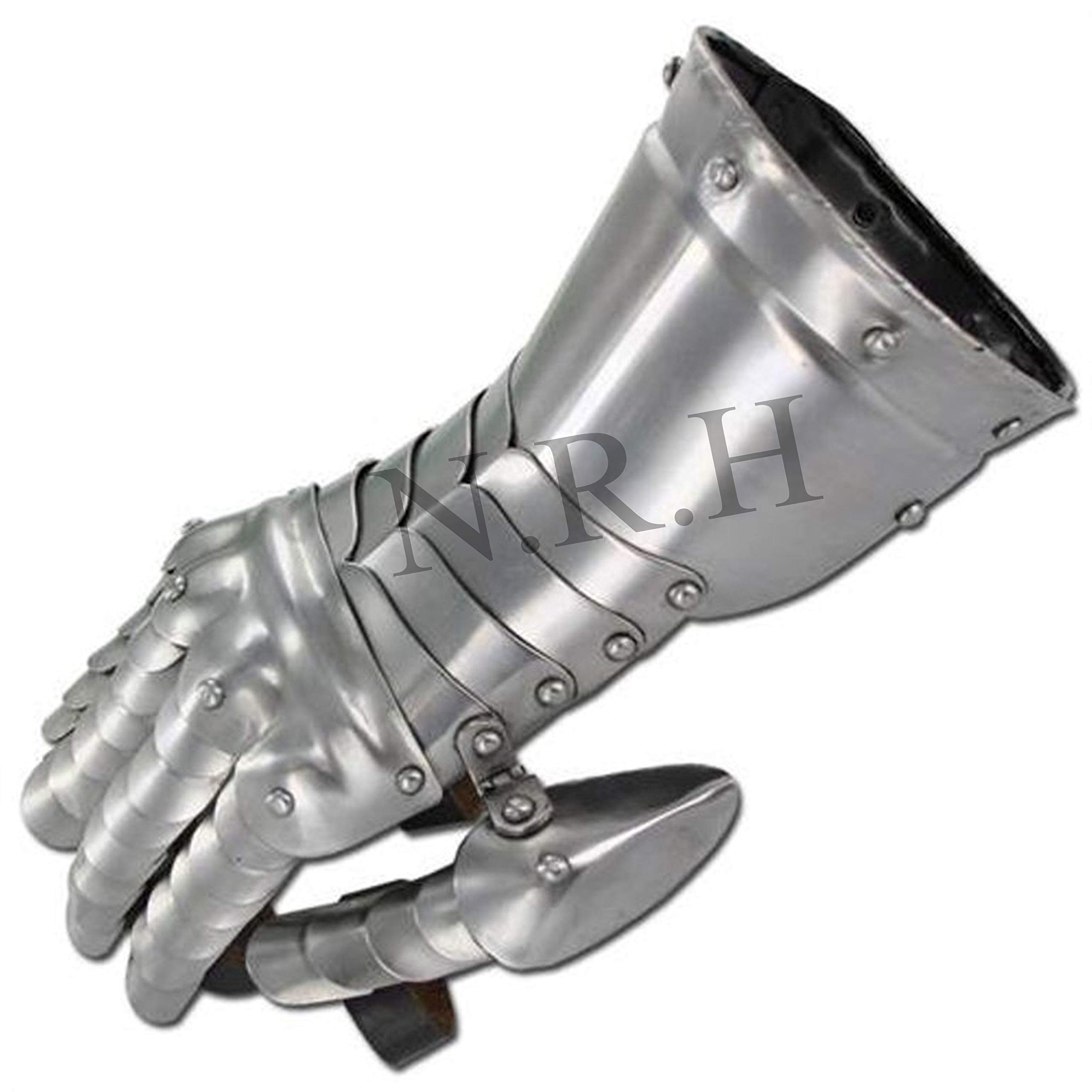 Nautical Replica Hub Medieval Knight Roman Gothic Armor Guanti in acciaio