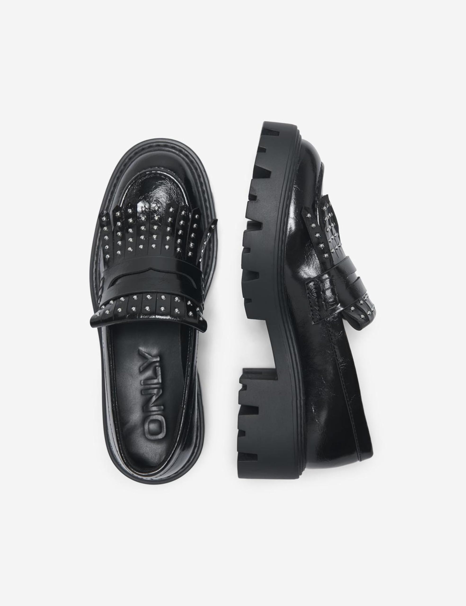 ONLY Onlbetty-12 Tassels Studs Loafer, Mocassini Donna