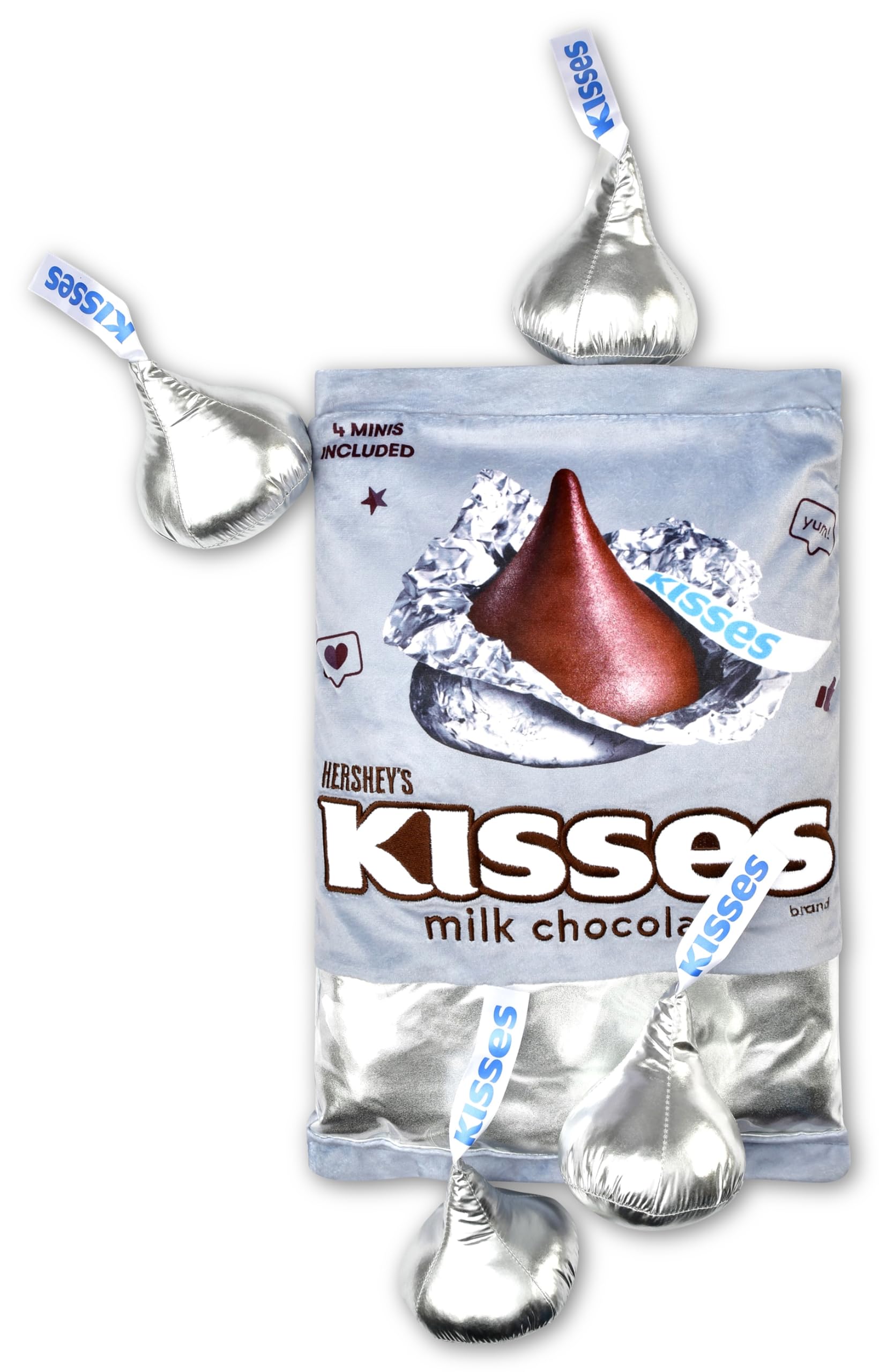 Oreiller Hershey's Chocolate Kisses iscream 40,6 x 33 cm contre la décoration fade