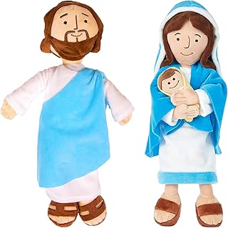KGFIGU My Friend Jesus Plush Doll, 13 Inch Jesus Plushie, Savior Christian Classic Religious Savior Jesus Stuffed Plush Do...