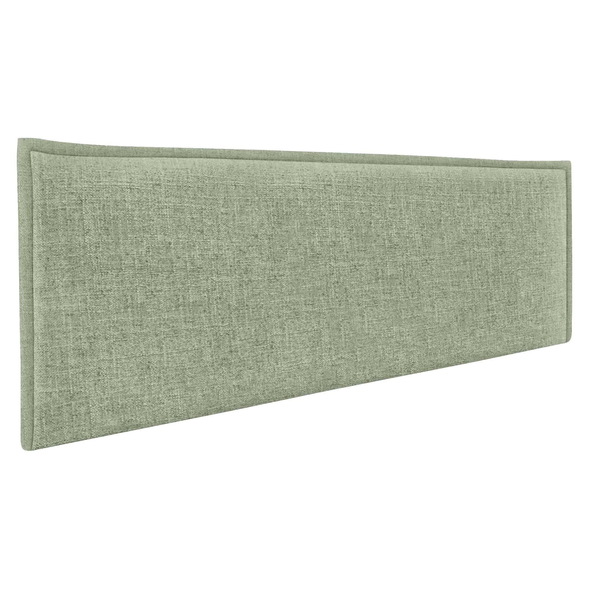 DHOME Solid Natural Linen Headboard with Trim Upholstered Headboard Bed Bedroom Modern Top Trending (Natural Linen, 160 x 105 cm with Legs (Beds 150/160)) — view 21