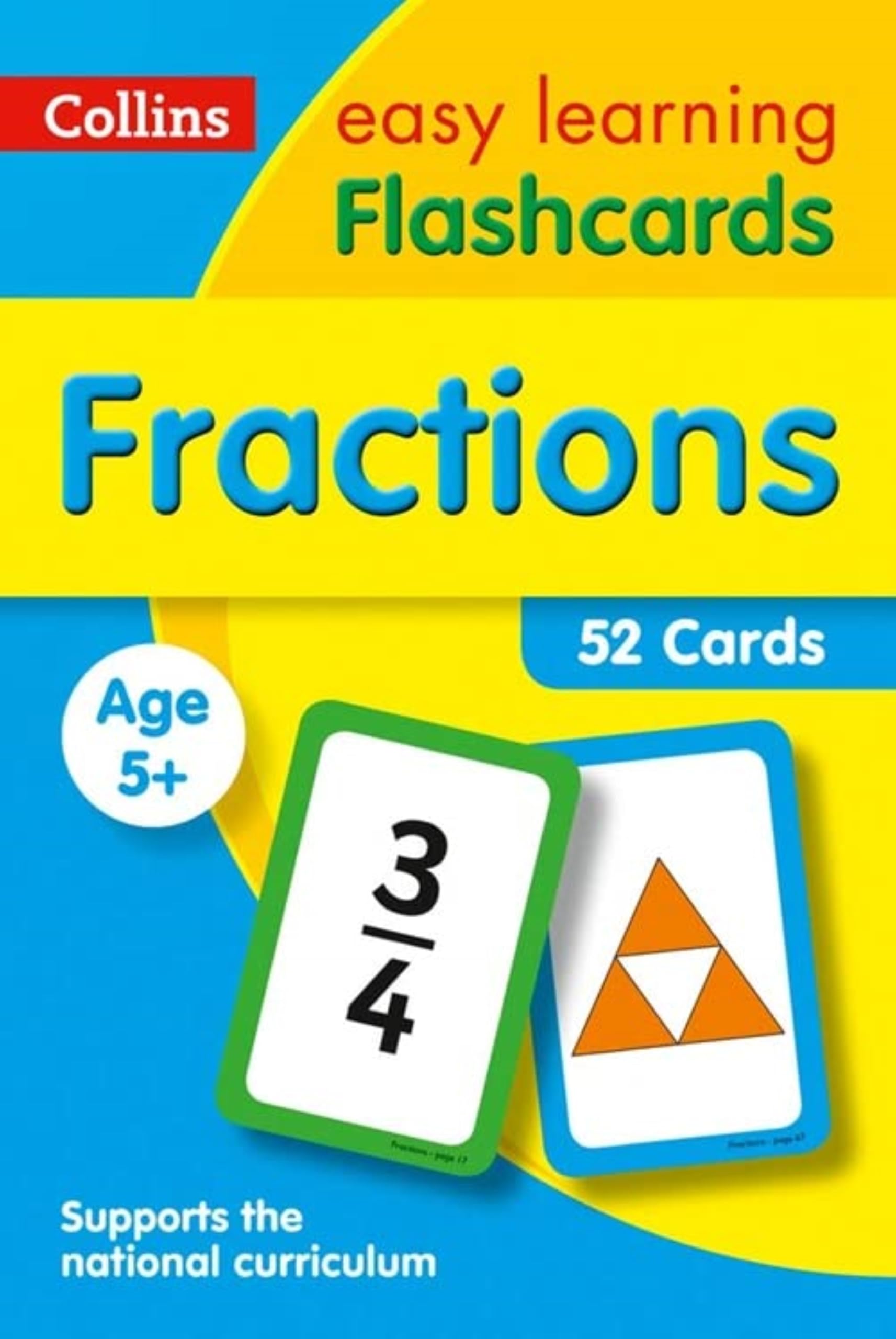 Fractions Flashcards: Ideal for home learning (Collins Easy Learning KS1)