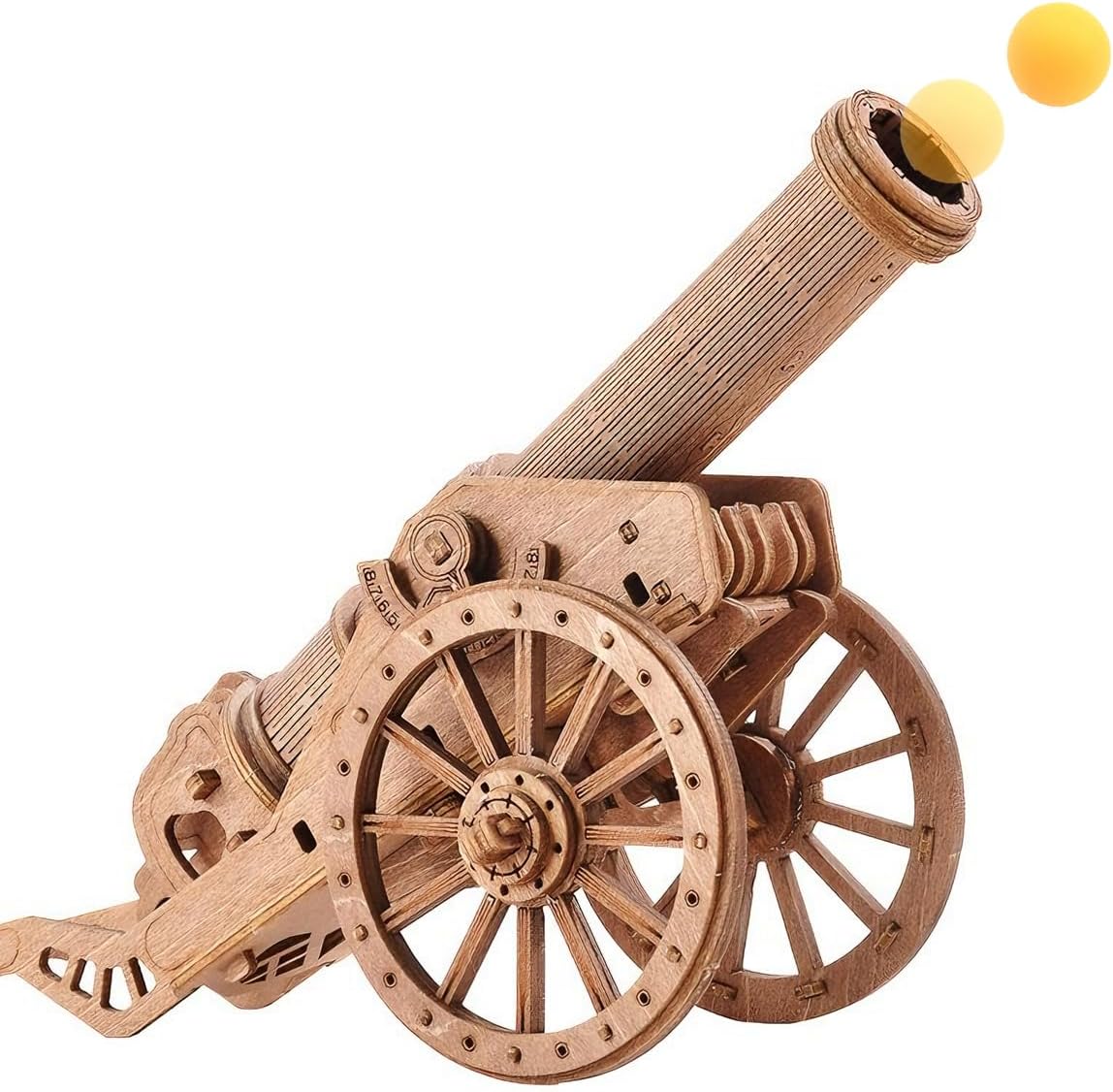 Adult 3D Wooden Catapult Puzzle Kit, DIY Mechanical Model Construction Set, Educational STEM Puzzle Desktop Toy or Decorative Item for Teens Aged 14 and Up