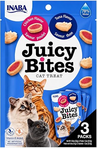 Inaba Juicy Bites cat treats 3 pack (CHICKEN & TUNA)