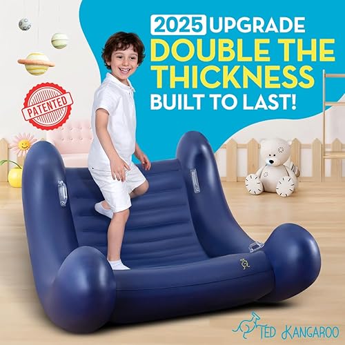 Miniatura 2 de CloudBounce Ultra  Mecedora sensorial para niños  Silla sensorial inflable patentada NextGen  Ultra duradera y extra reforzada edición 2025