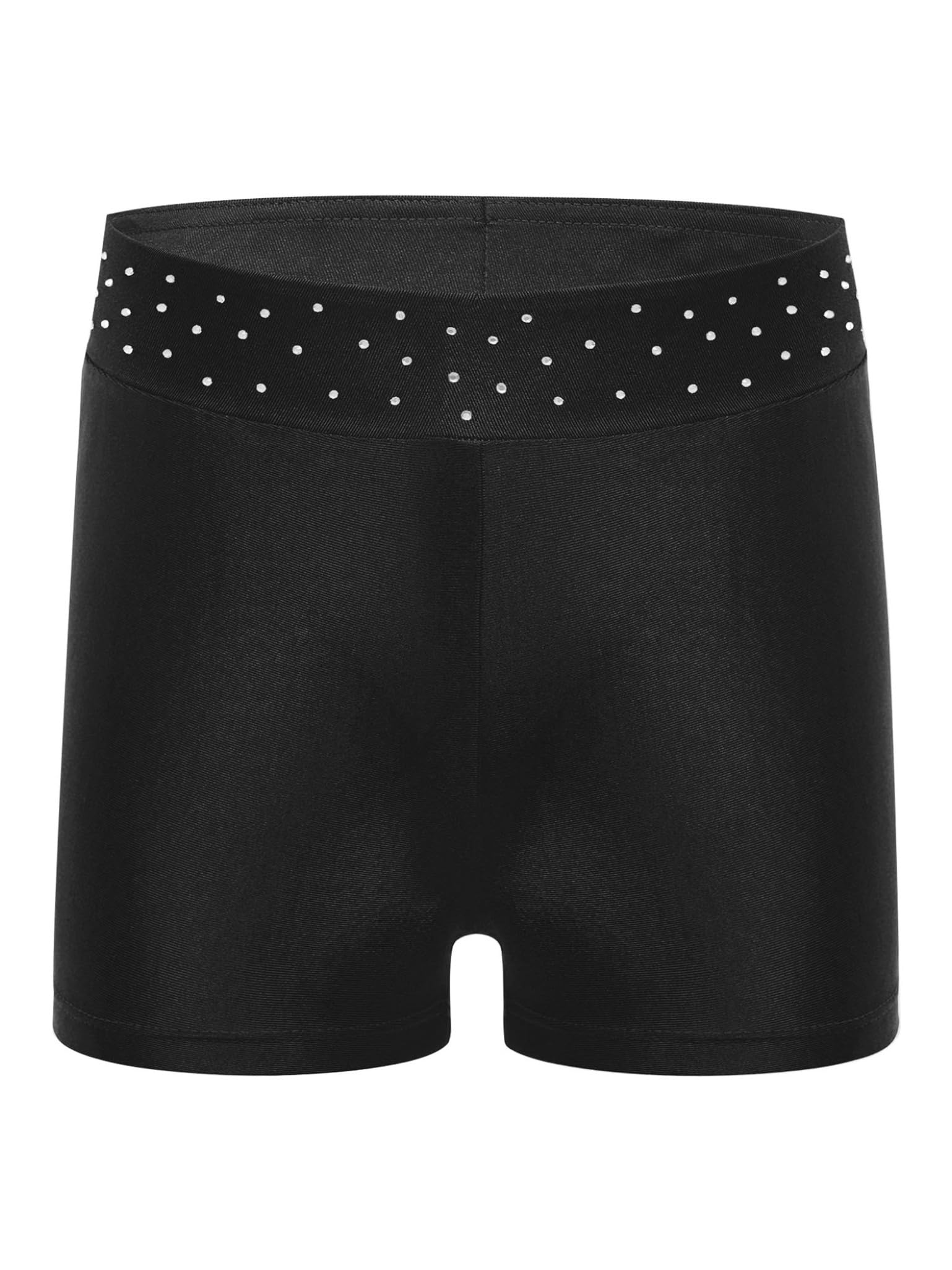 Piezas Traje Gimnasia Niñas Con Brillo Traje Entrenamiento Camiseta Manga Larga Patinaje Artístico Mono Baile Negro 11-12 años