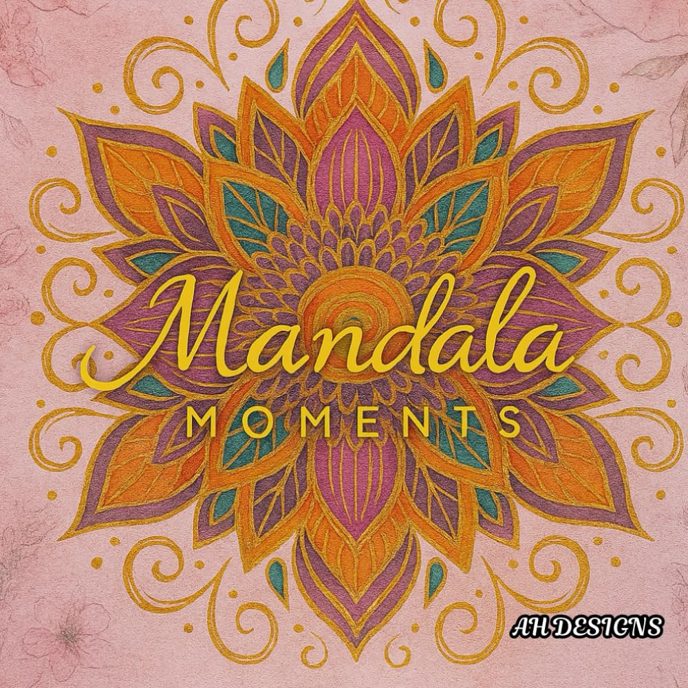 Mandala Moments: Adult Colouring Book For Mindful Colouring: Mindful colouring to reduce anxiety and boost calm