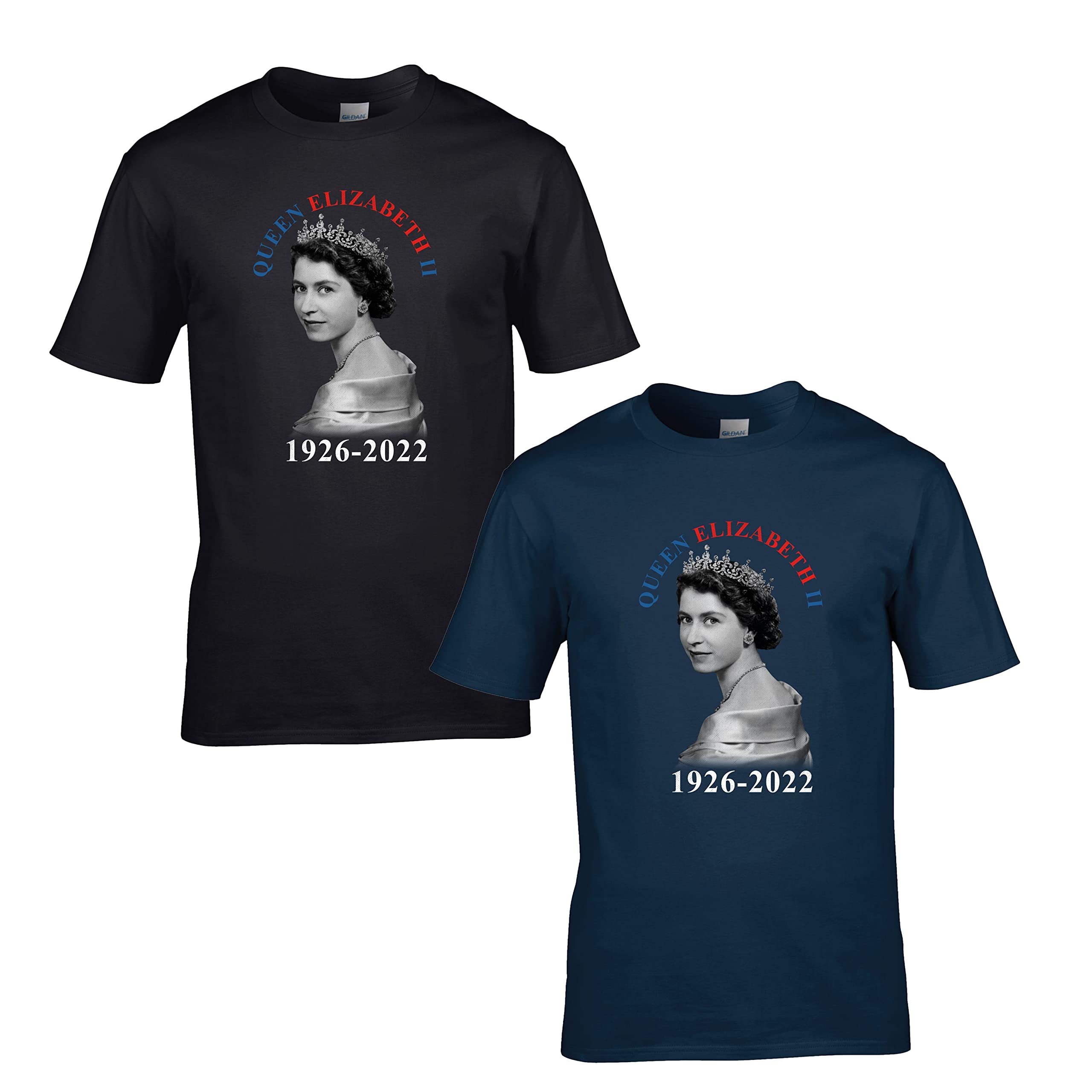 Queen Elizabeth Ii T Shirt Union Jack Flag Royal Family