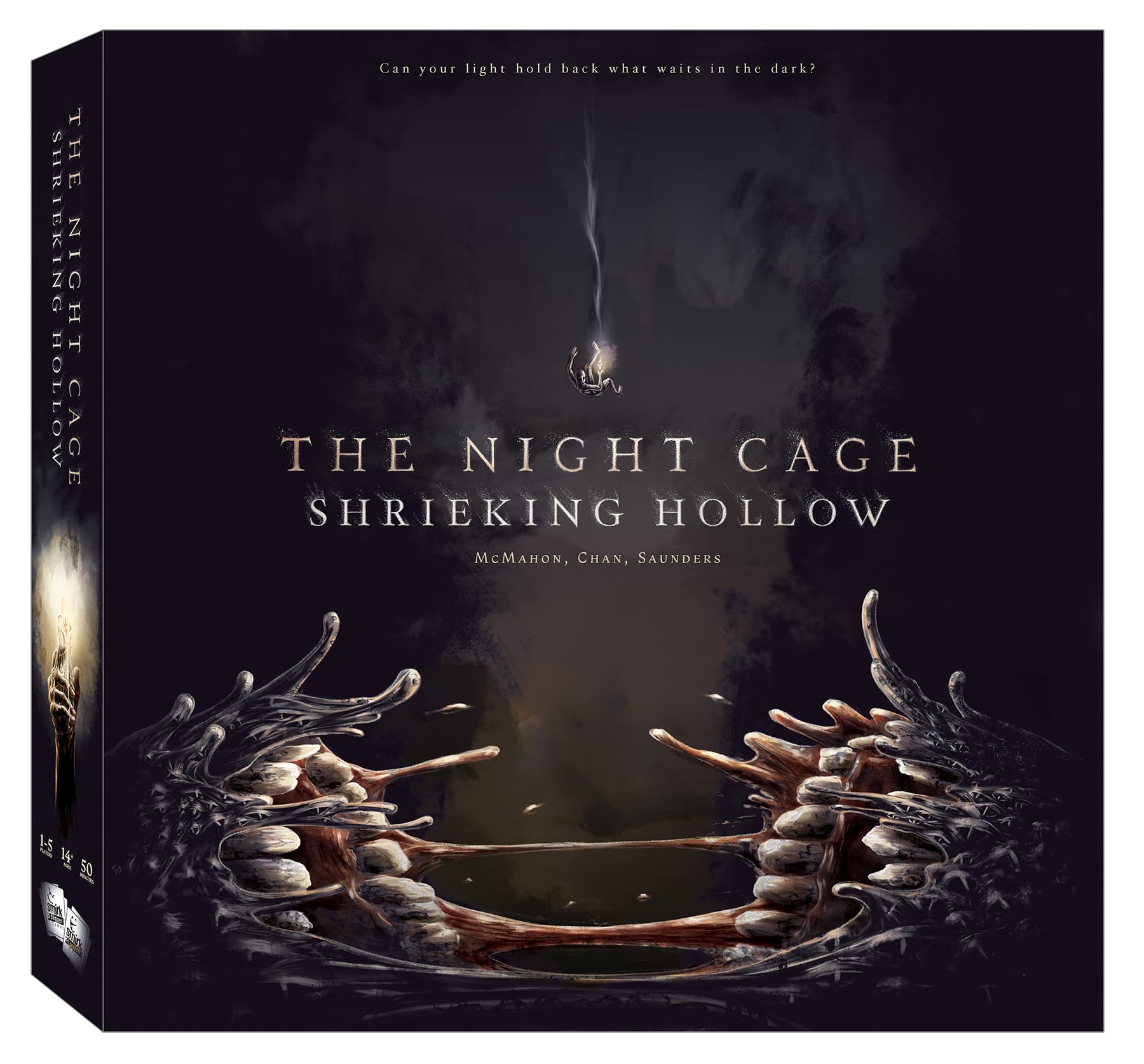 Smirk & Dagger The Night Cage Expansion The Shrieking Hollow Tile Placement Cooperative Board Game with New Threats and Challenges – for Ages 14+, 1 to 5 Players & 40 to 60 Min Playtime
