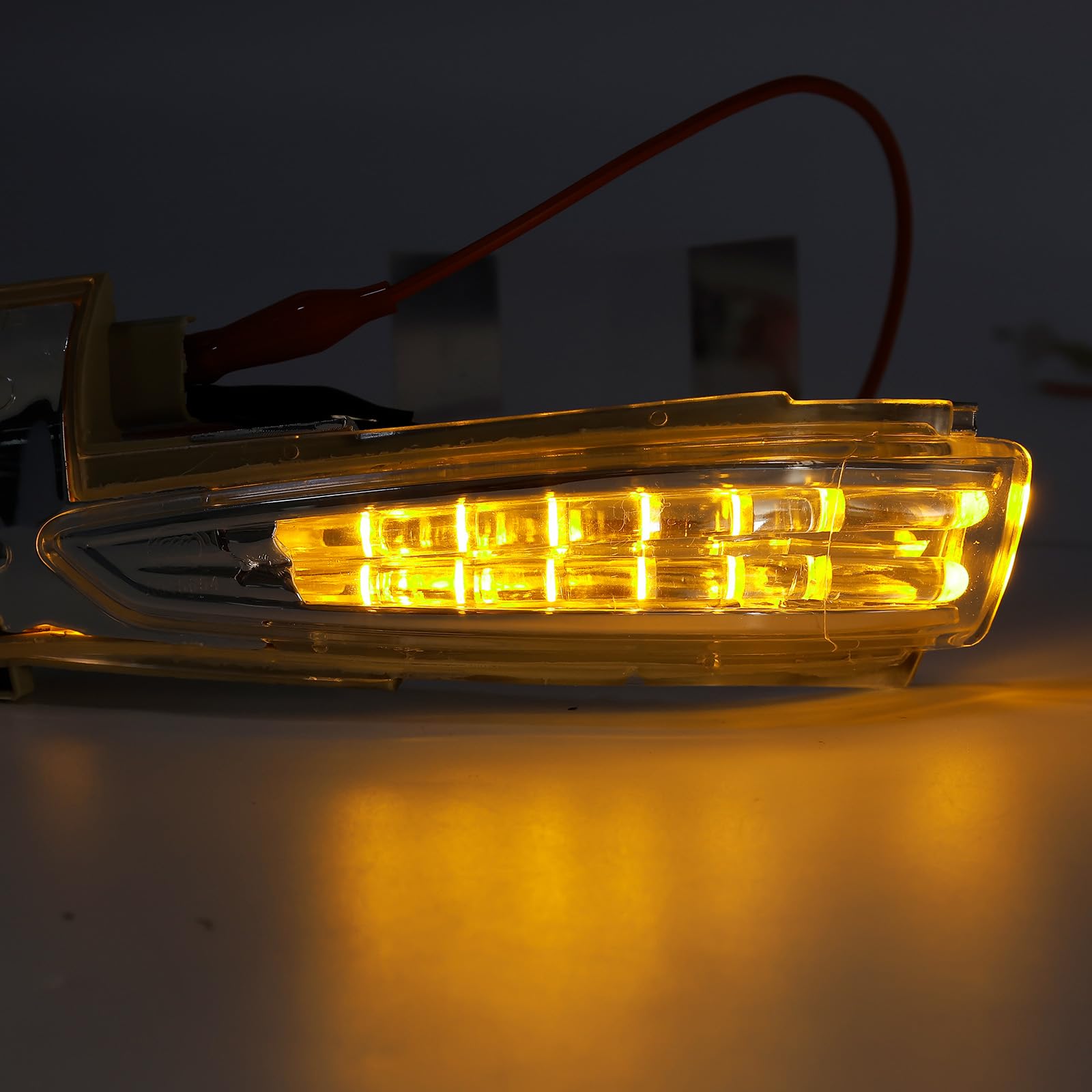Baceyong Lampe de clignotant de rétroviseur de voiture, 4068916, 6202869, 6325J5, 6325J4Compatible avec Peugeot 508 2010-2018 Citroen DS5 2011-2015 C4 2013-2016, Côté conducteur gauche