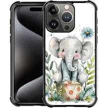 CARLOCA Compatible with iPhone 16 Pro Max Case,Long Nose Elephant for Men Woman,Anti-Scratch Soft TPU Shockproof Unique Protective Cover Pattern Design