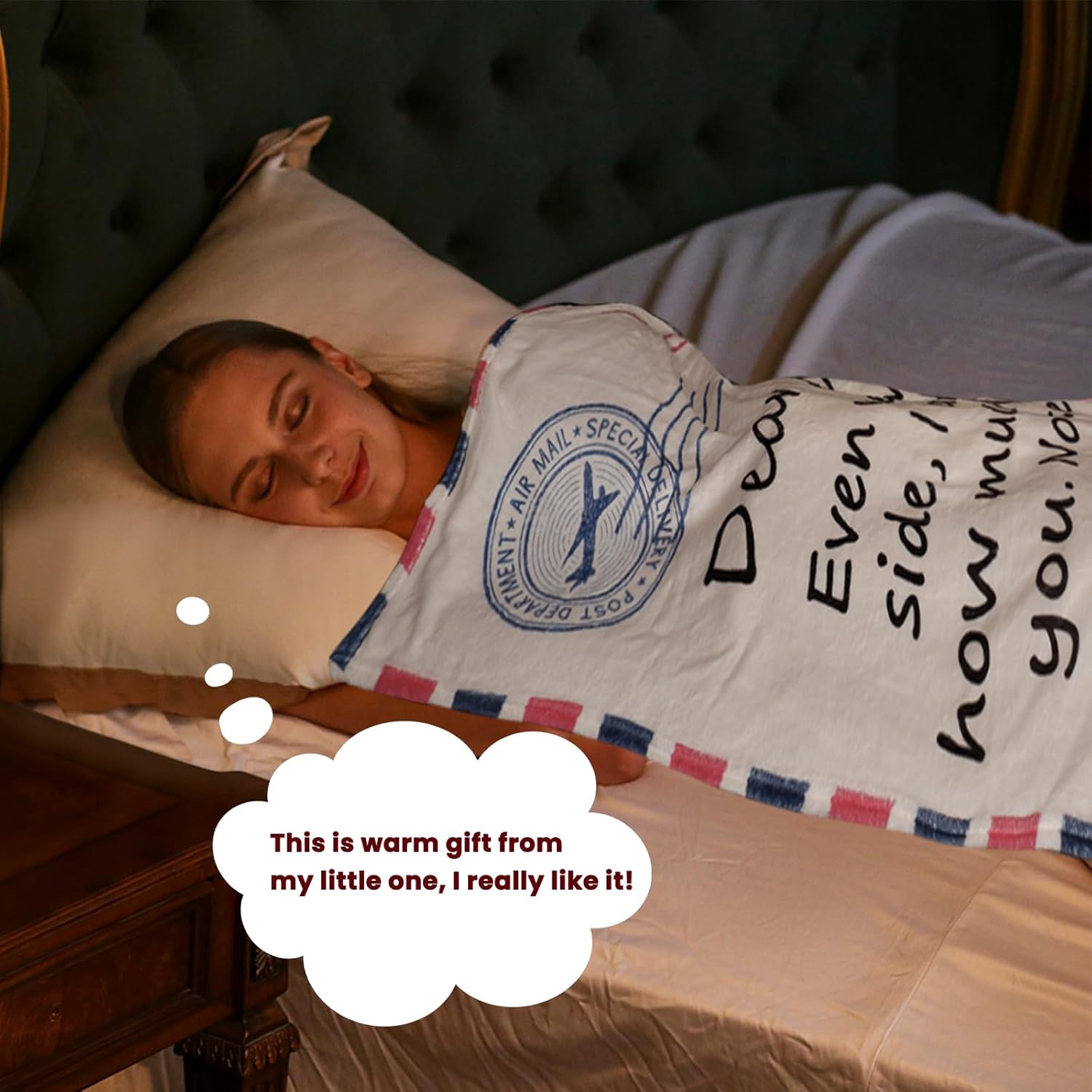 Mom Blanket Gifts from Daughter/Son Mama 50" x 60" Birthday Gifts to Mom Mommy Gifts for Women Wife Present from Husband Soft Fleece Throw Blankets for Couch & Bed Sofa - Image 6