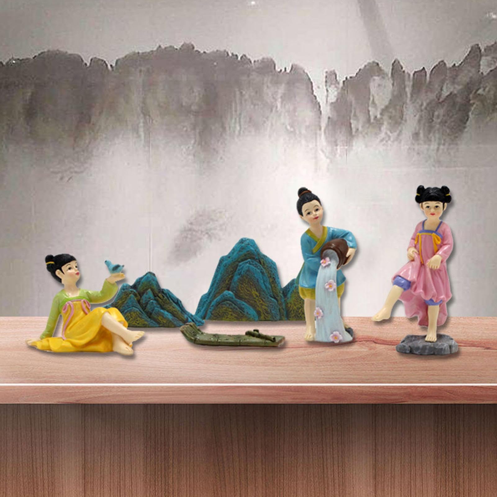 女の子 中国 置物 中国置物