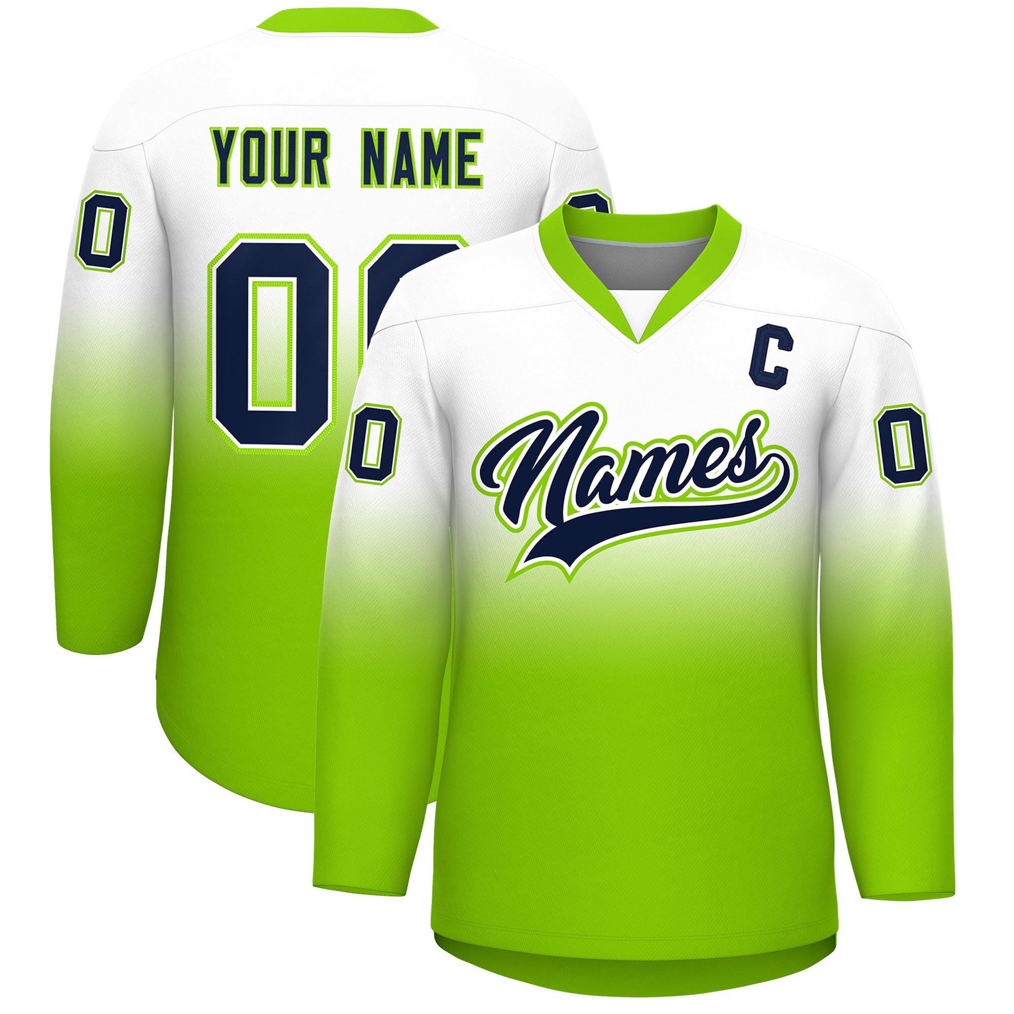 KXK Personalized V-Neck Hockey Jerseys for Men Youth,Custom Hockey Uniform Stitched or Printed Name Number Logo