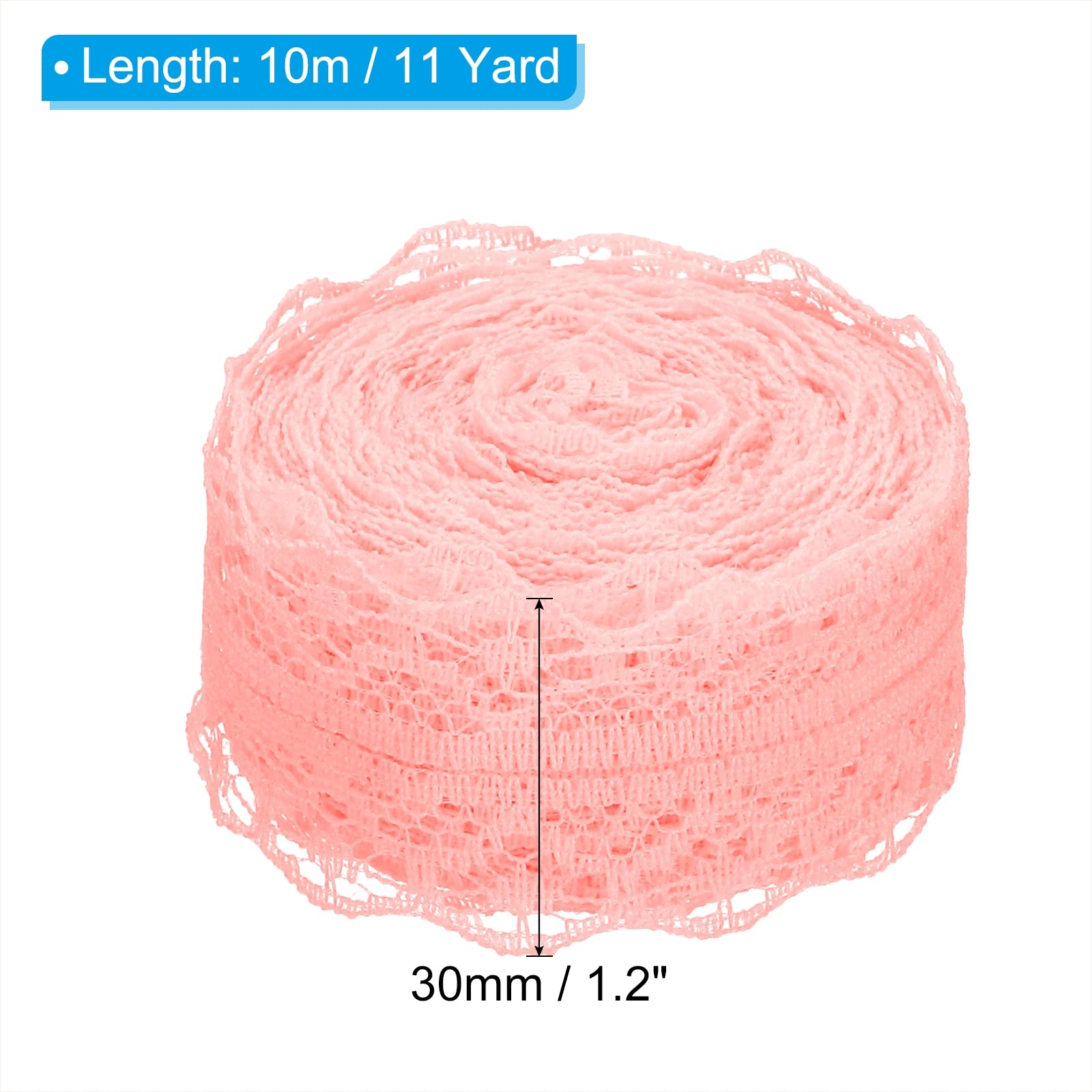 PATIKIL 1.2 Inch x 11 Yards Lace Trim Ribbon - Image 2