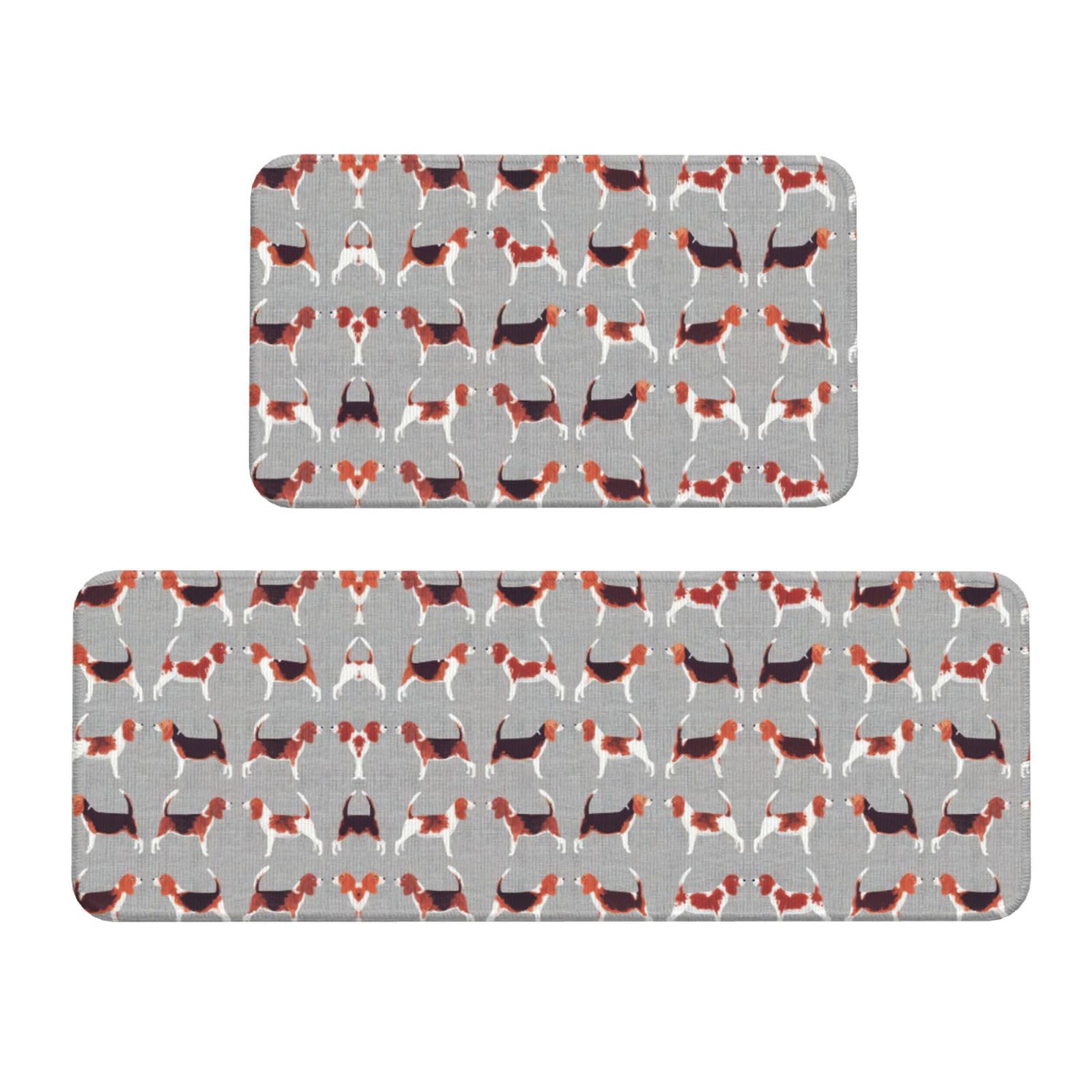 Tapis de cuisine antidérapants EdWal anti-glisse | Lot de 2 tapis étanches