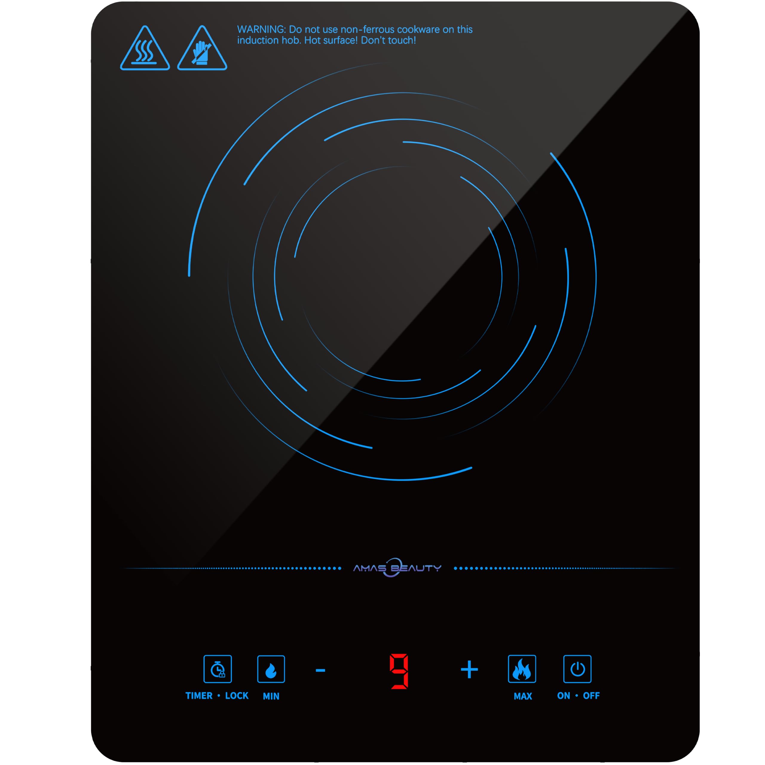 Portable Induction Hob, Single Induction Cooker, Electric Hob, Plug in hob