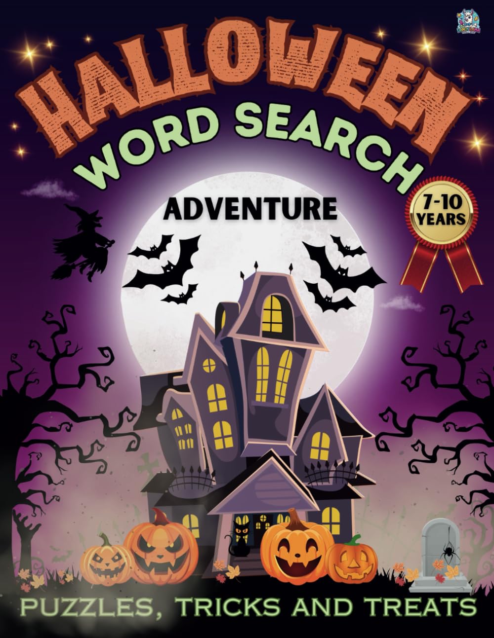 Halloween Word Search Adventure: Fun and Spooky Puzzles for Kids Ages 7-10