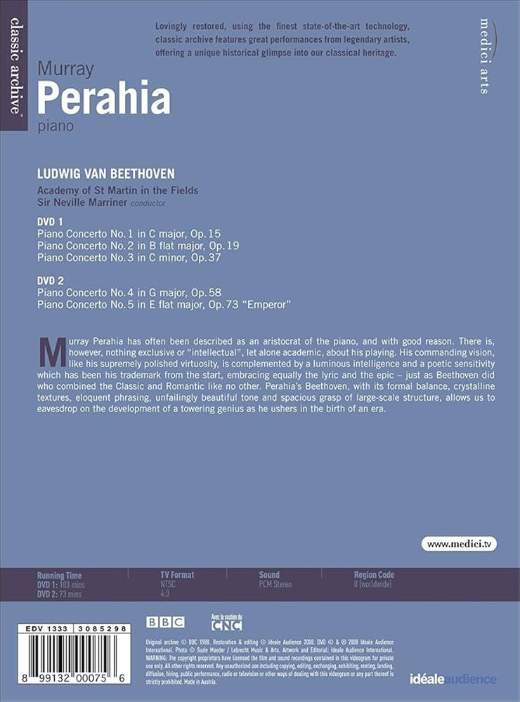 Amazon.com: Classic Archive: Murray Perahia - Beethoven, the