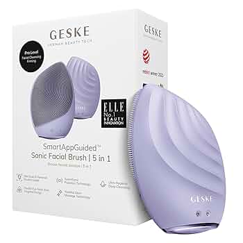 Amazon.com: GESKE SmartAppGuided™ Sonic Facial Brush 5 in 1