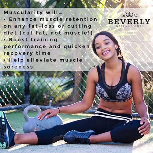 Miniatura 4 de Beverly International Muscularity Specialty BCAA Formula, 180 cápsulas. Aminoácidos de cadena ramificada + picolinato de cromo, B6-B12. Mejora el