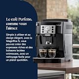 De'Longhi Magnifica S - Machine à Café Automatique 2 Boissons Noir | Machine à Café à Grain, Mousseur à Lait Manuel, Expresso et Cappuccino, Fonction 2 Tasses, Commandes à Boutons, ECAM22.110.B - 2
