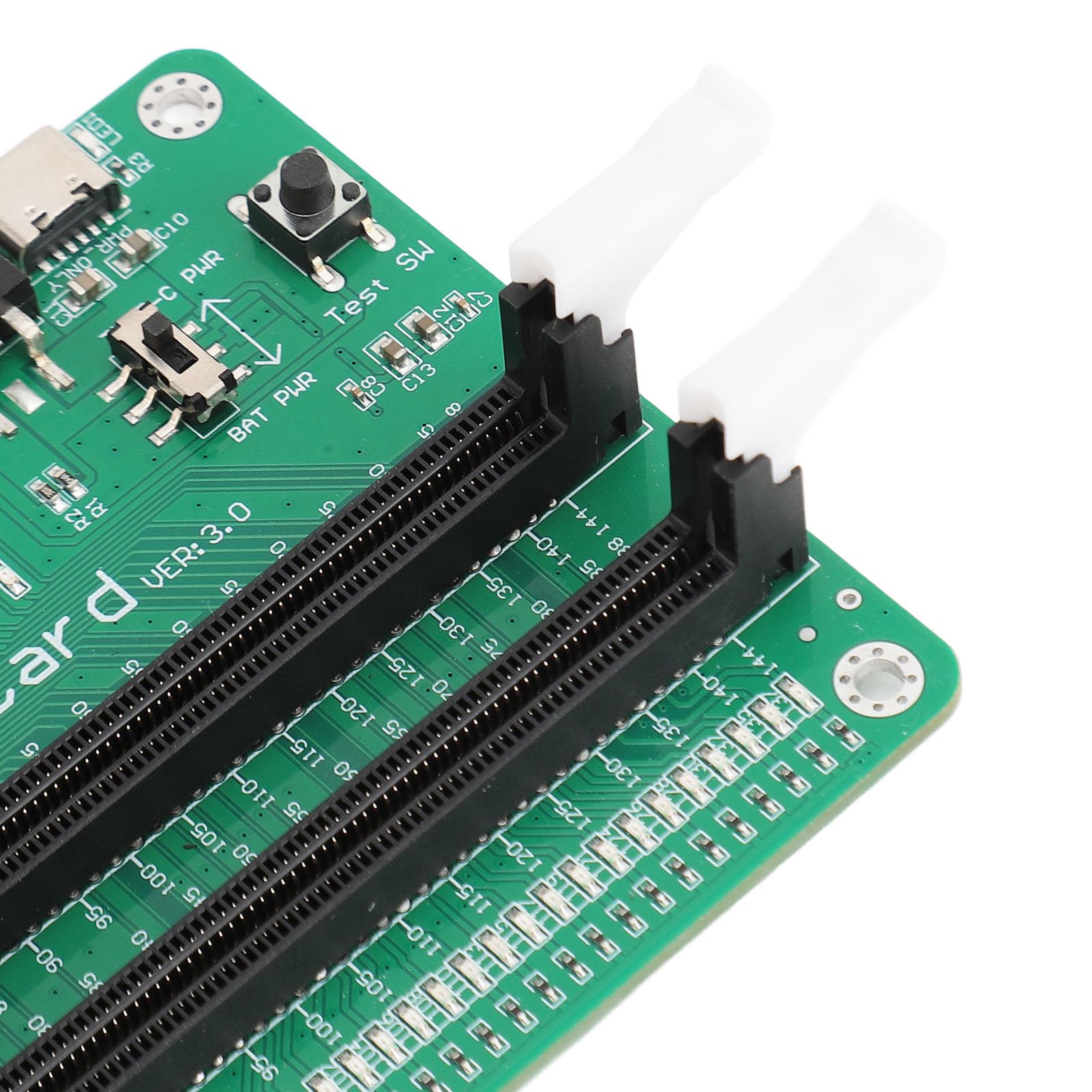 Testeur de Mémoire DDR4, Carte de Test de Mémoire DDR4 pour Ordinateur de Bureau avec Indicateurs LED, Analyseur de Diagnostic de Fente, Testeur de Mémoire RAM D'Ordinateur pour
