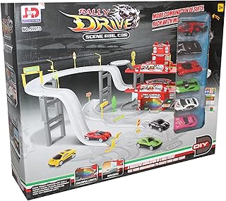 Rally drive car scene