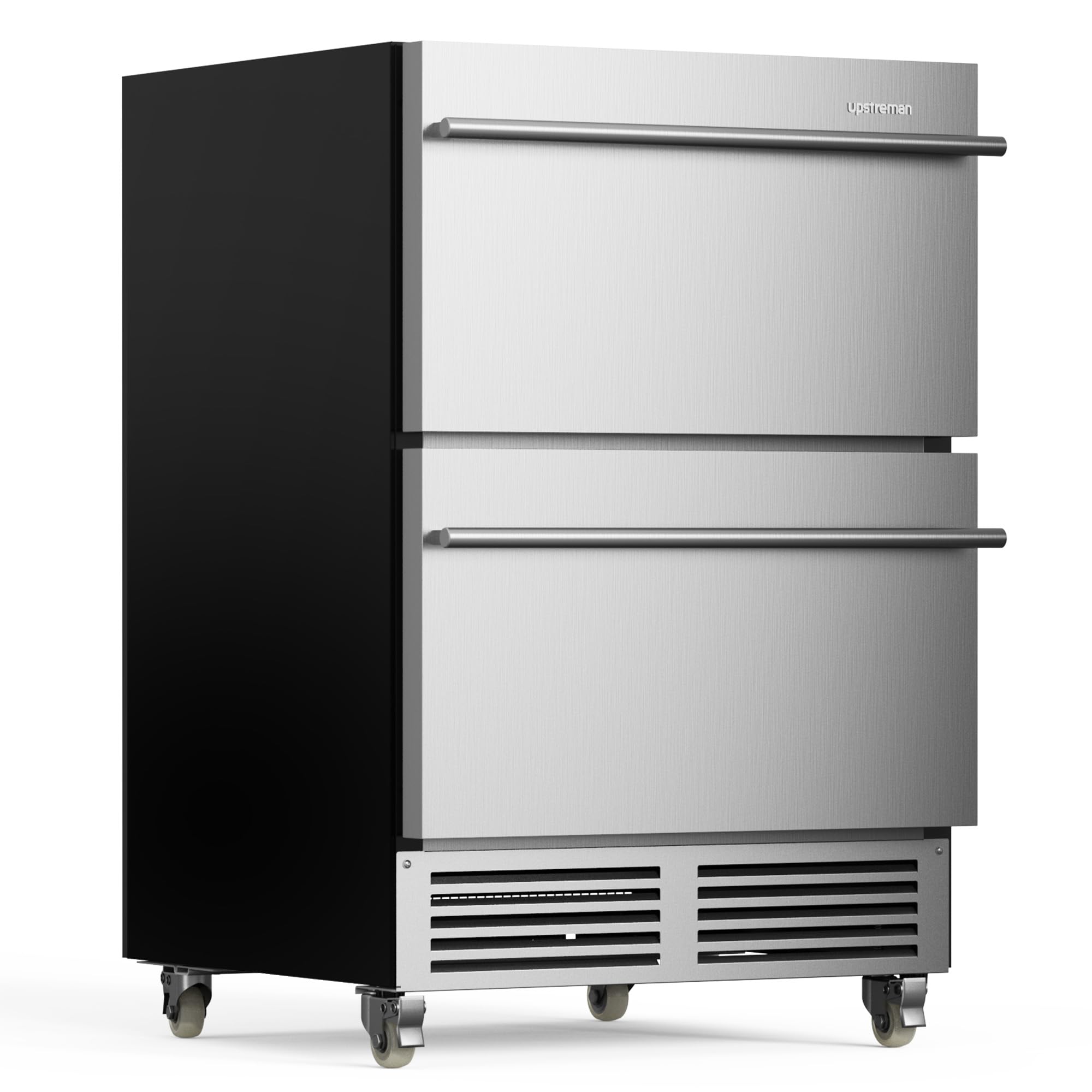 Upstreman BR50D 5 cu ft Beverage Cooler Stainless
