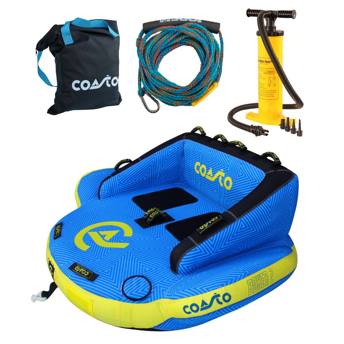 Brunelli COASTO Boxer 2 Personen Towable Package Tube