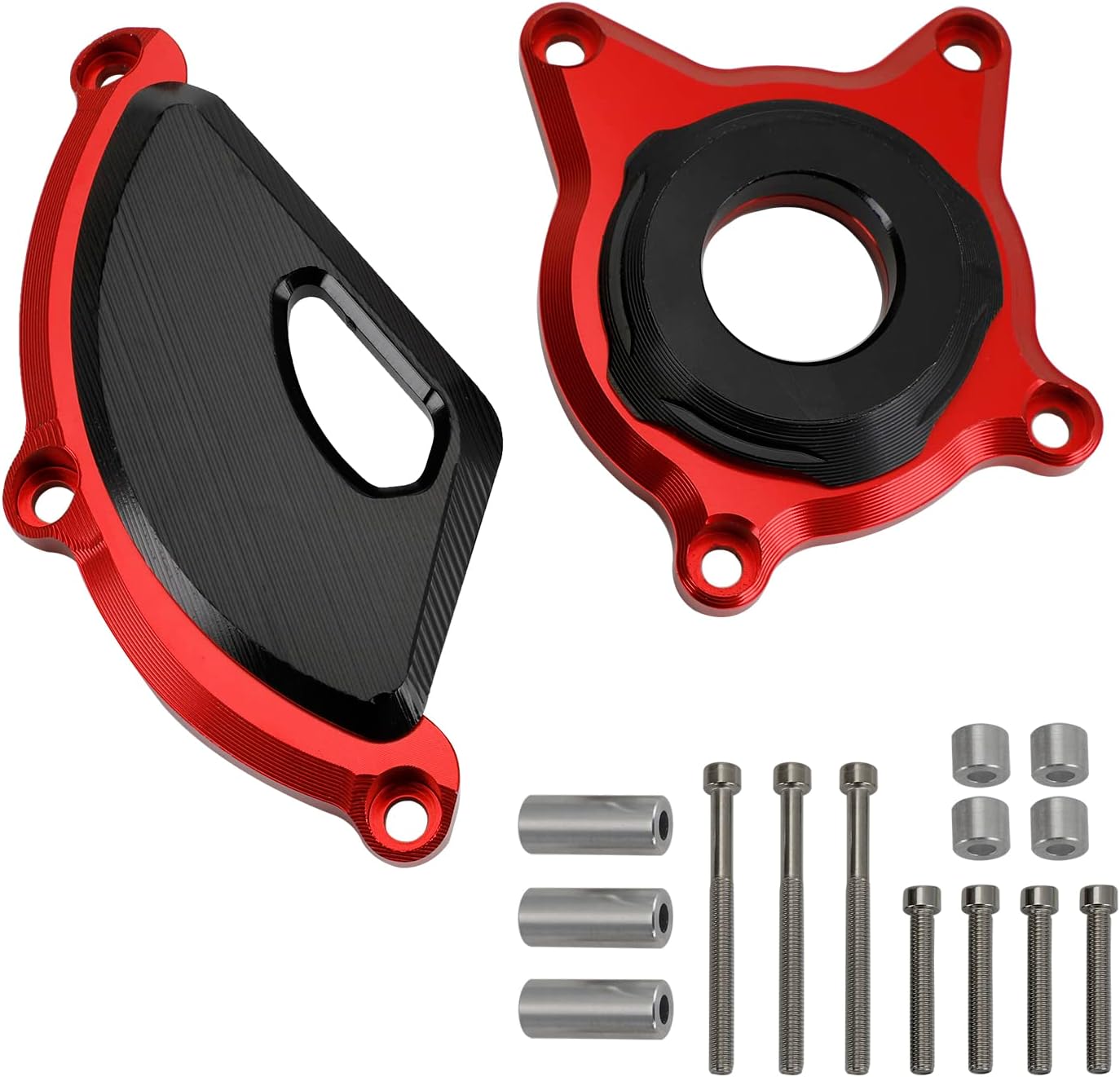 Artudatech Engine Guards Slider Stator Engine Cover Red Fit