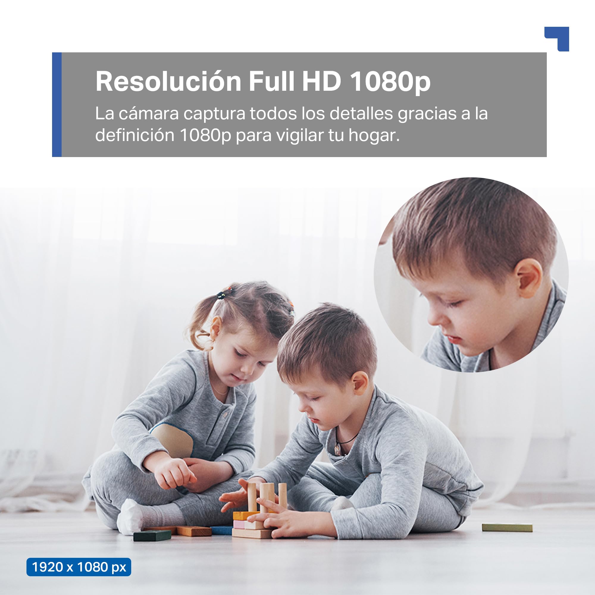 Tapo C200C FHD Telecamera WiFi Interno Videocamera Sorveglianza 360° — immagine 3 di 16