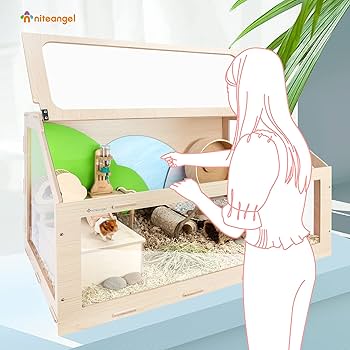 Amazon.com : Niteangel Vista Hamster Cage W/Oblique Opening