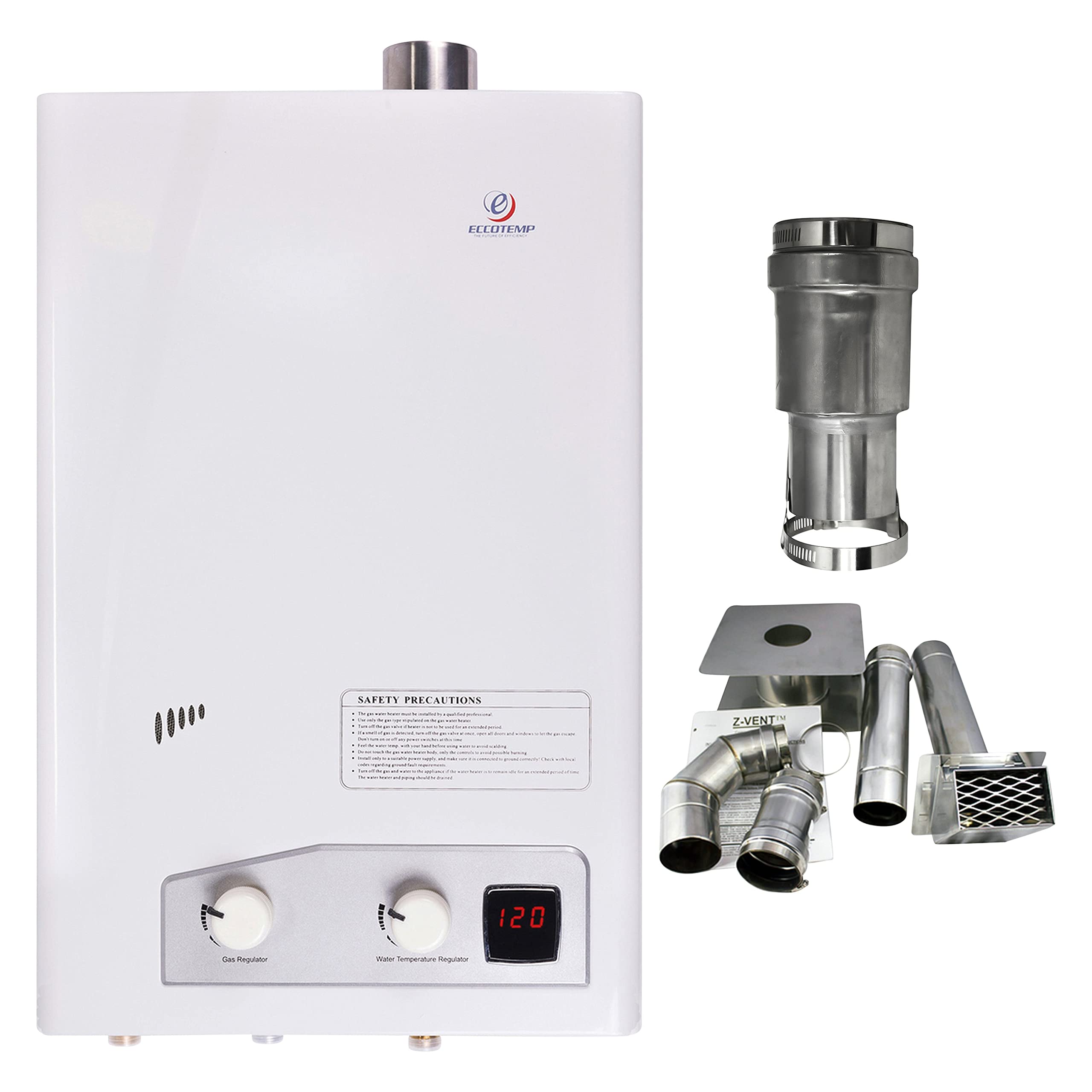 Eccotemp FVI12-LP H Bundle Horizontal Bundle: Amazon.com: Tools u0026 Home  Improvement