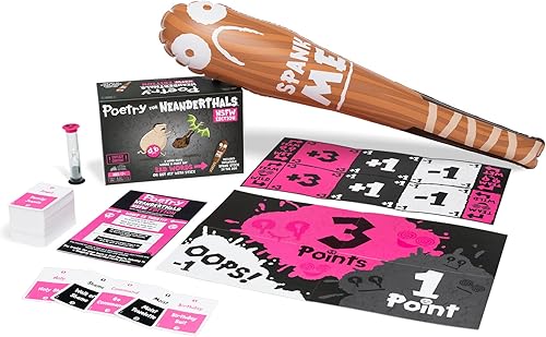 Miniatura 3 de Exploding Kittens Poesía para neandertales Edición NSFW para 2+ jugadores, edades de 17 a 15 minutos para jugar, juego de adivinanzas de palabras