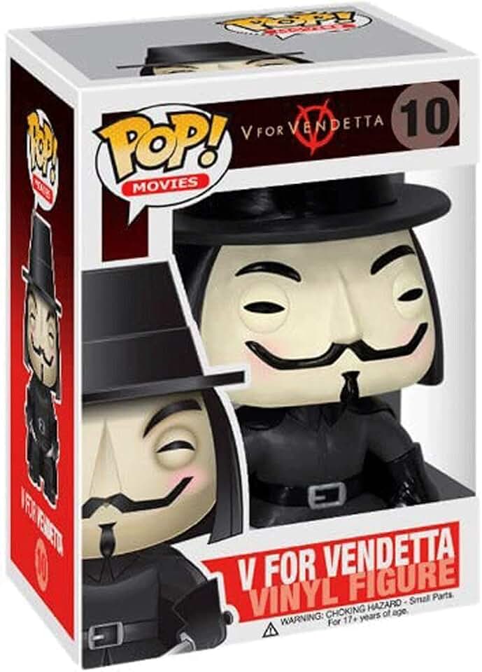 Funko Pop! V Pour Vendetta #10 – Movies – Vaulted – Neuf Sous Blister – Édition 2014