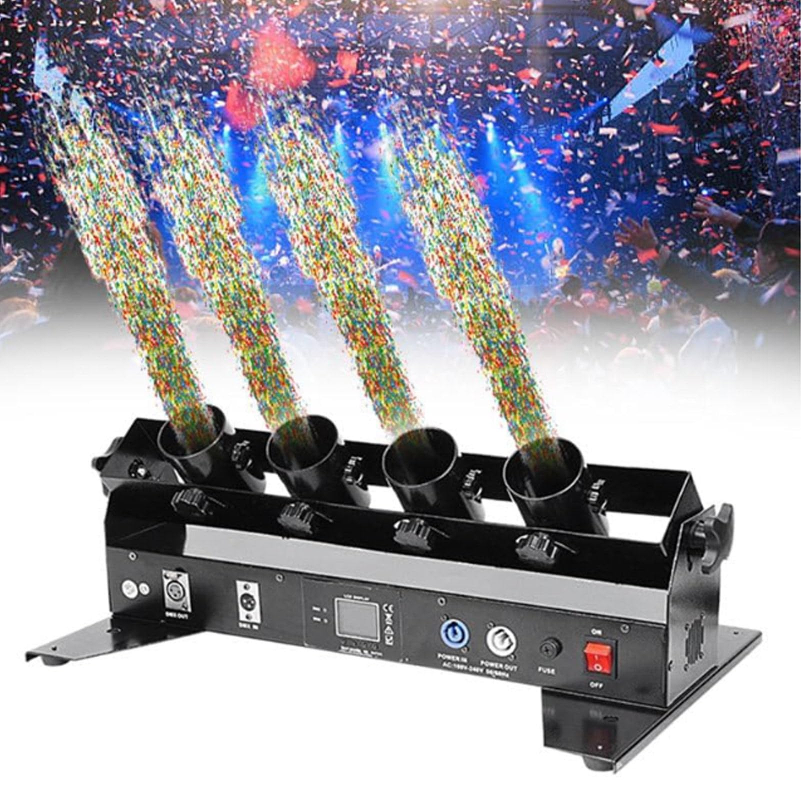 Konfetti Launcher Kanone Maschine mit Fernbedienung für Hochzeit und Party Events