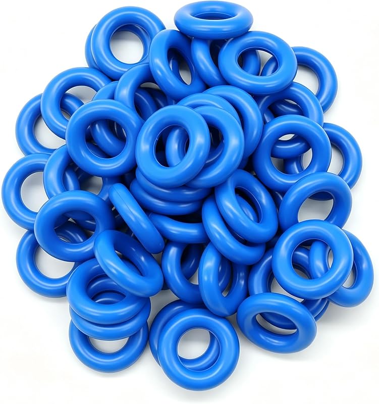 Kit de Anéis O-Ring para Bicos Injetores HiSport 7,52 x 3,53 mm Azul – 50 unidades