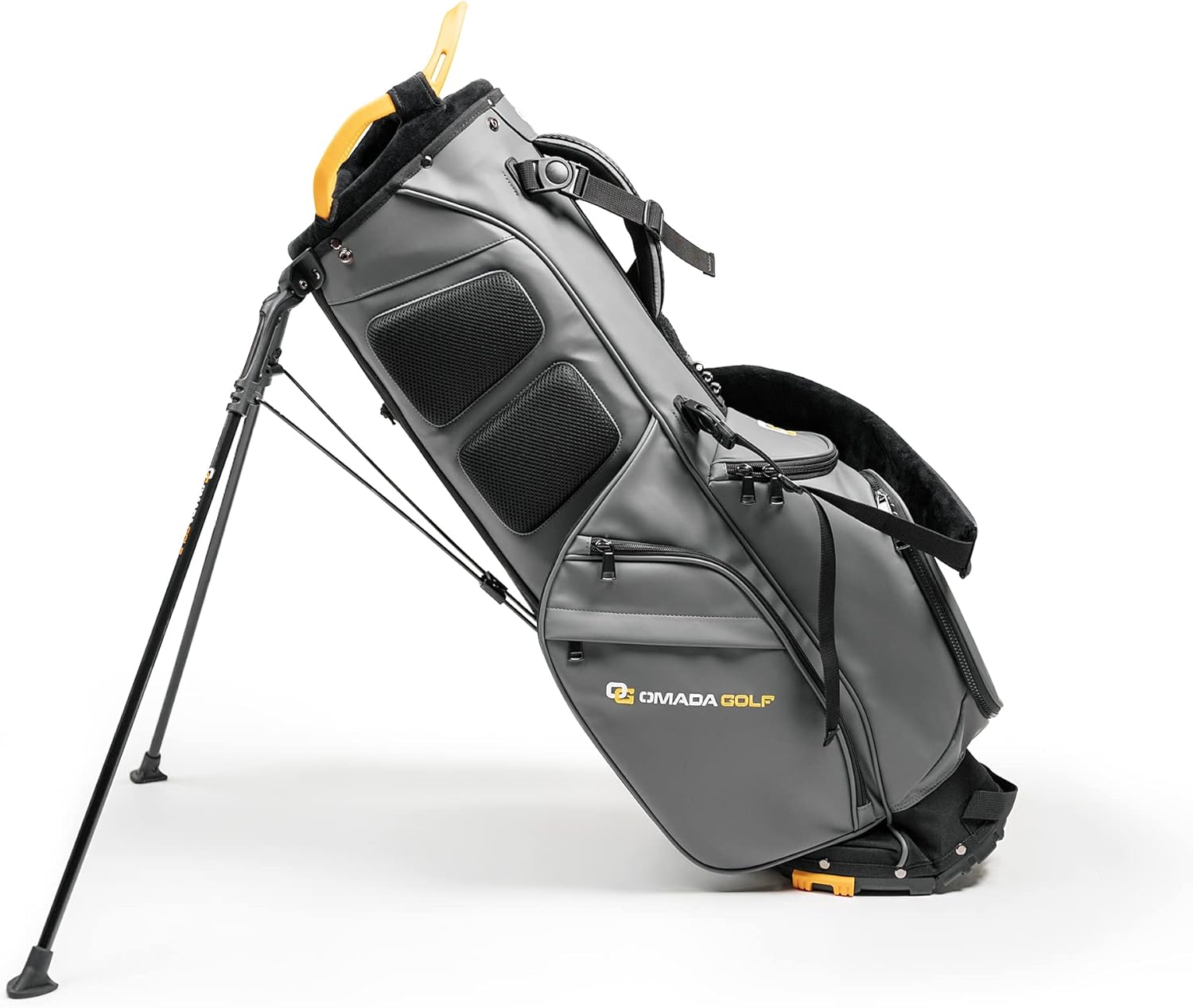 OMADA GOLF Kentri Midsize Golf Bag | Durable & Lightweight Golf Stand Bag | 4-Way Golf Club Divider | Golf Club Bags with Strap & Stand
