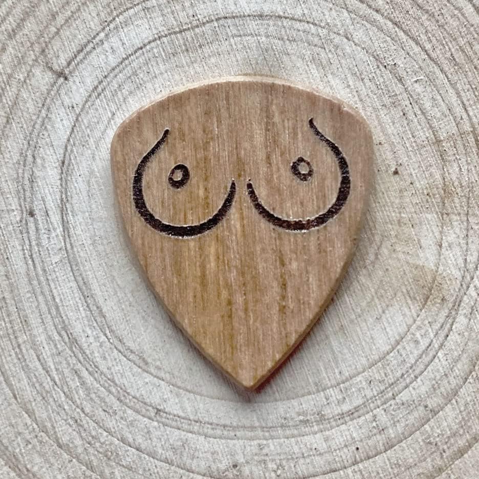 Tit Picks - The Natural and Firm, Perfectly Formed Guitar Pick Plectrum (Olive Wood), Dick Pick Only - Image 4