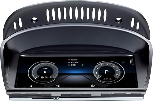 Navegador GPS para coche Android 110 estéreo automático para BMW Serie 3 5 E90 E60 con sistema iDrive retenido pantalla táctil IPS de 88 pulgadas