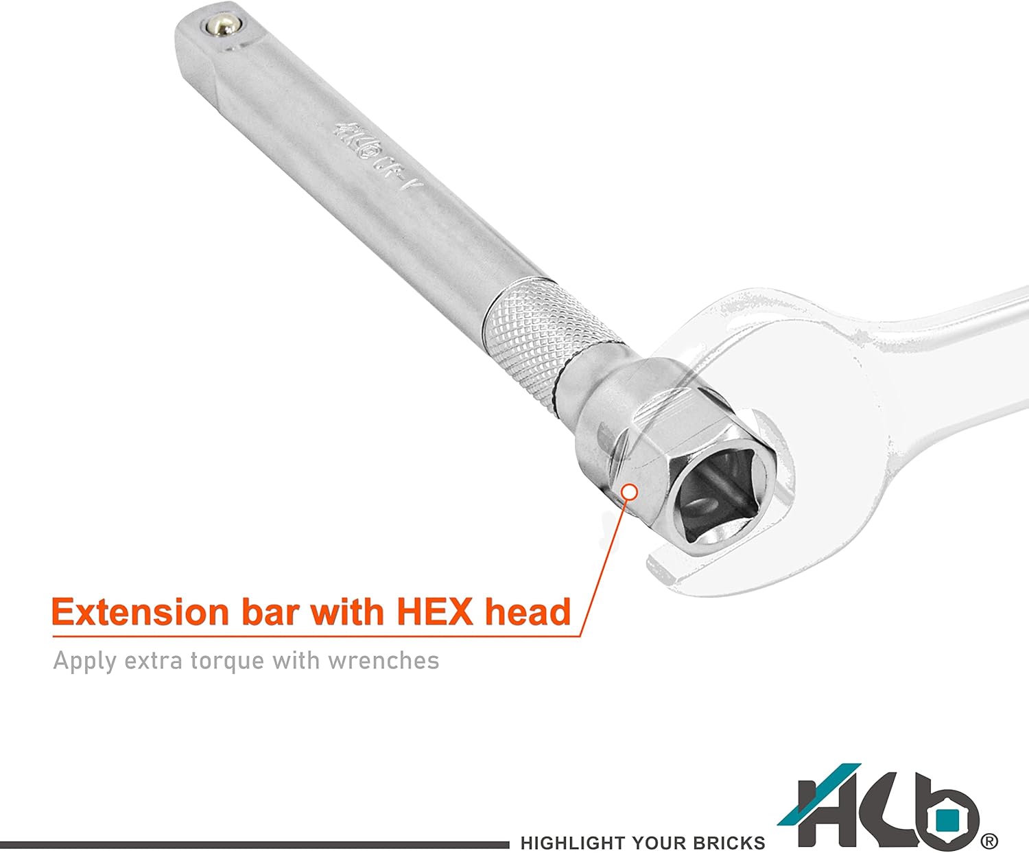 HB 13-Piece 3/8" Drive Socket Set AKM021-U | 120-Tooth Ratchet Handle 3° Arc Swing Offset Quick Release Disc Function | Chrome Vanadium Steel Micro-Chrome Finish | Portable Rack Made in Taiwan
