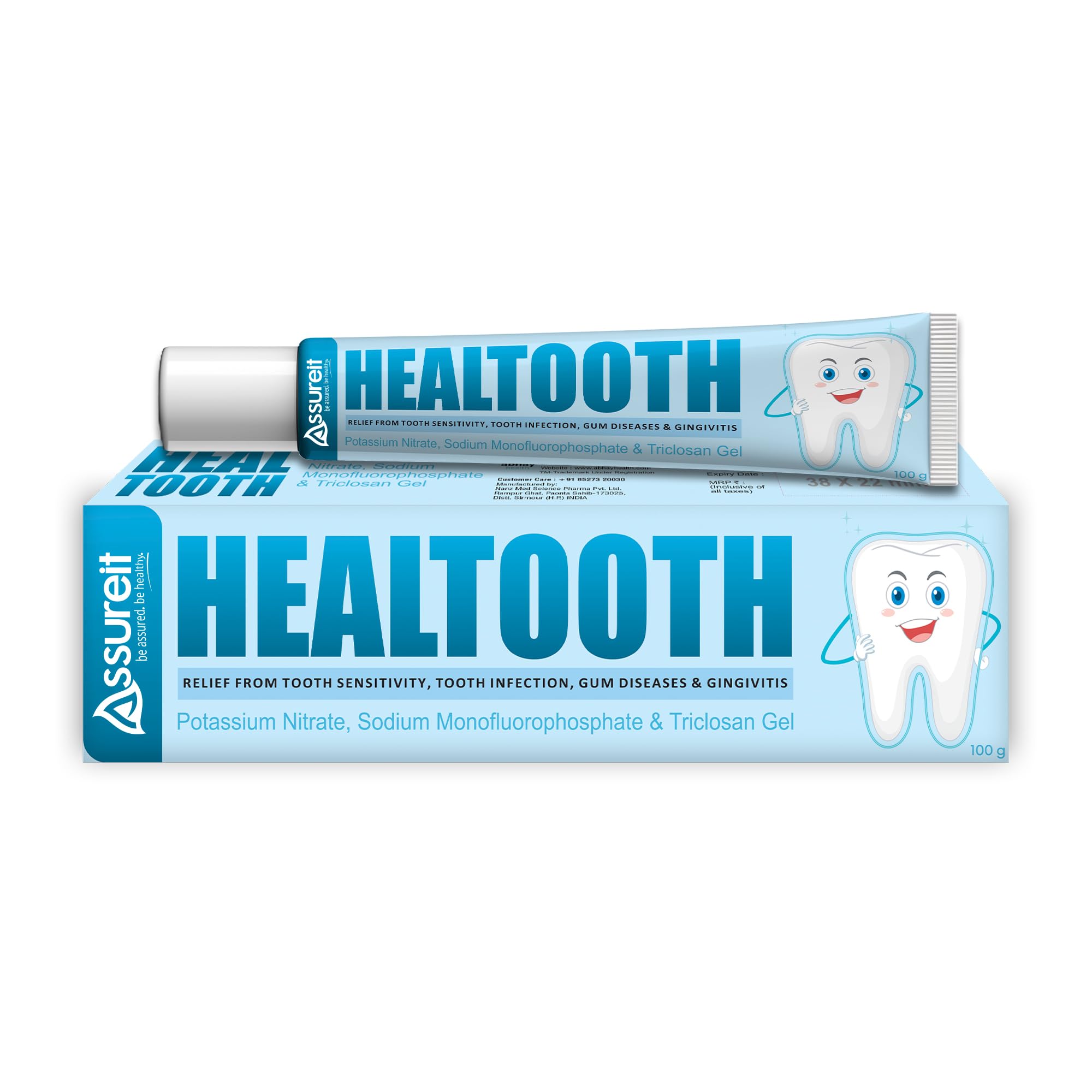 heal toothpaste gel for sensitive care toothpaste (pack of 1, 100gm)