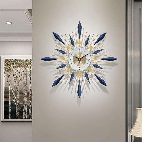 Miniatura 2 de Ergocar Reloj de pared, elegante y simple reloj de pared decorativo grande para cocina, sin garrapatas, silencioso y moderno, reloj de pared de