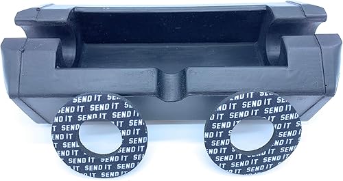 Miniatura 5 de SEND IT - Almohadilla de barra con manillar DONUTS GRATIS DIrtbike ATV Crossbar (Negro, cuadrado)